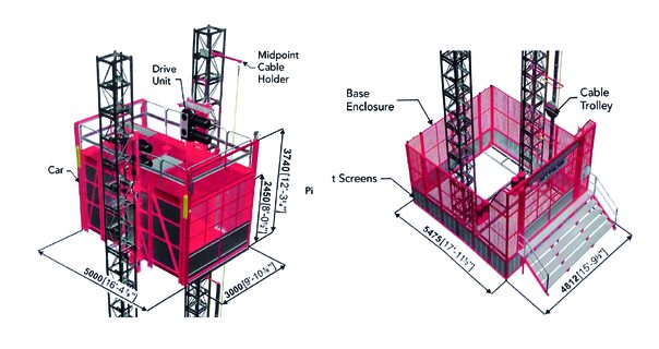 construction hoist design